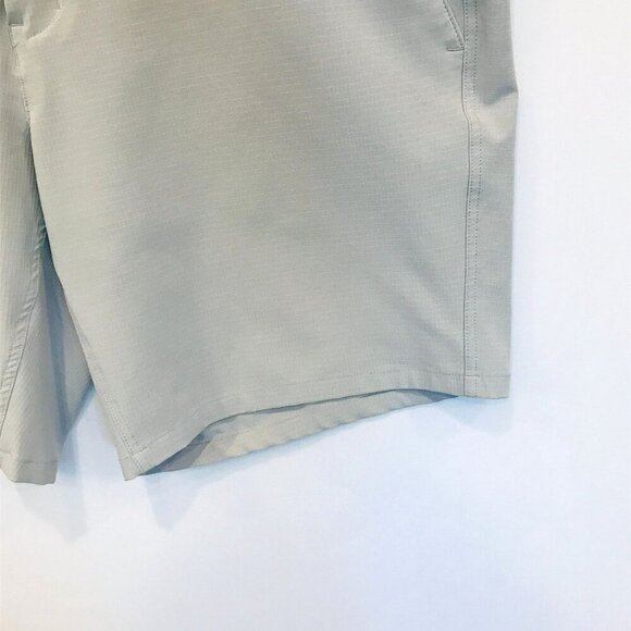 George Men's Flat Front Bermuda Golf Shorts Size 40 in Light Gray Activewear - Picture 5 of 14